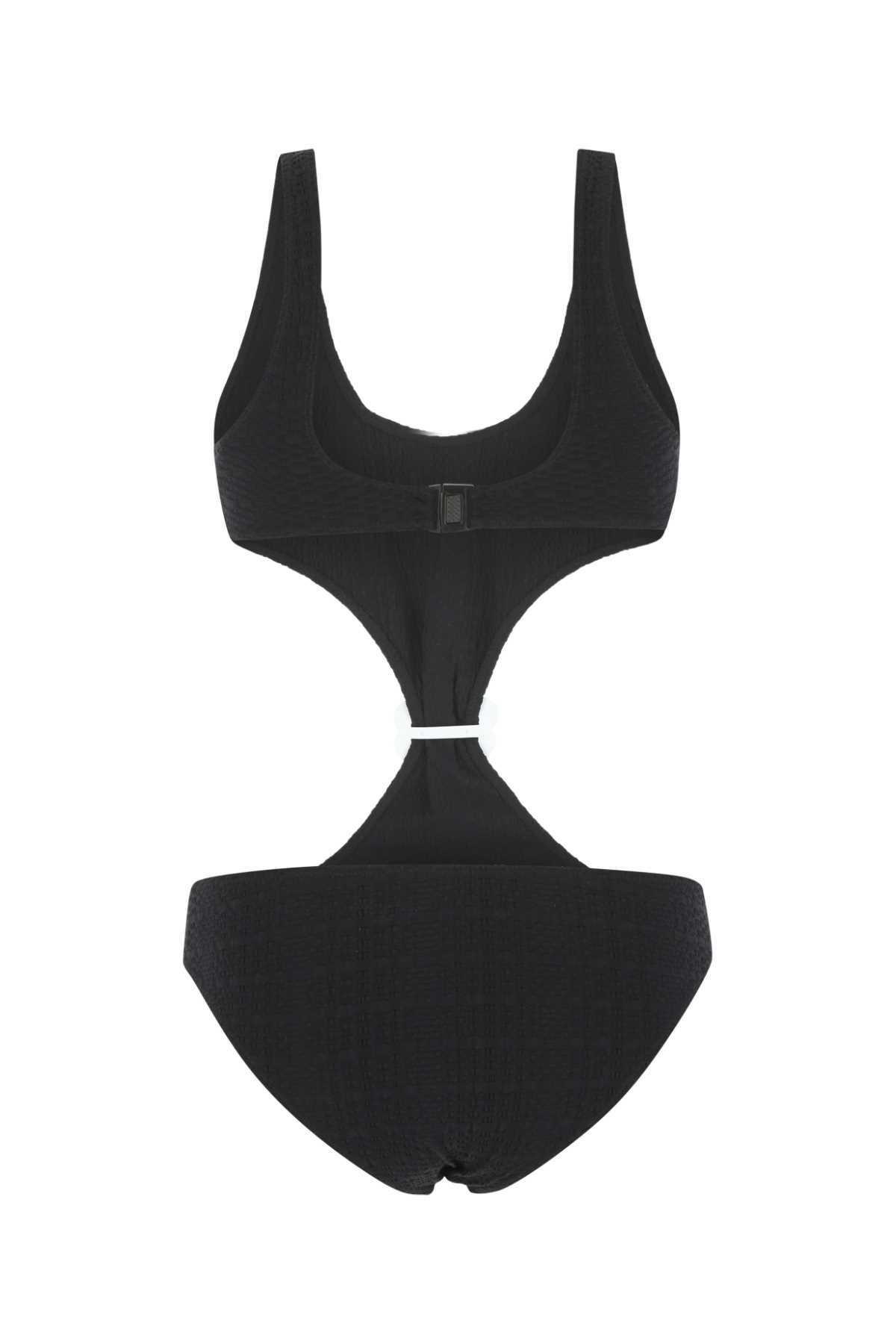 ワンピース水着 Lisa Marie Fernandez Black stretch terry Scallop trikini Lisa Marie Fernandez Black Stretch Terry Scallop Trikini