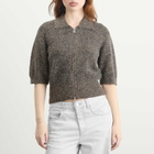 Samsøe Samsøe Women's Sakelsie Hairy Knit Cardigan in Fossil Melange