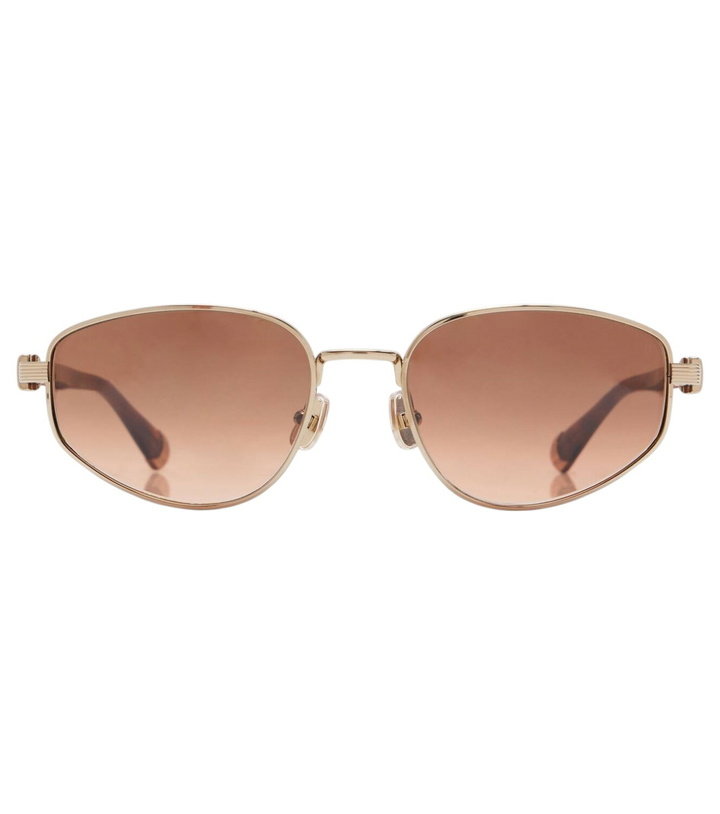 Photo: Brunello Cucinelli Oval sunglasses