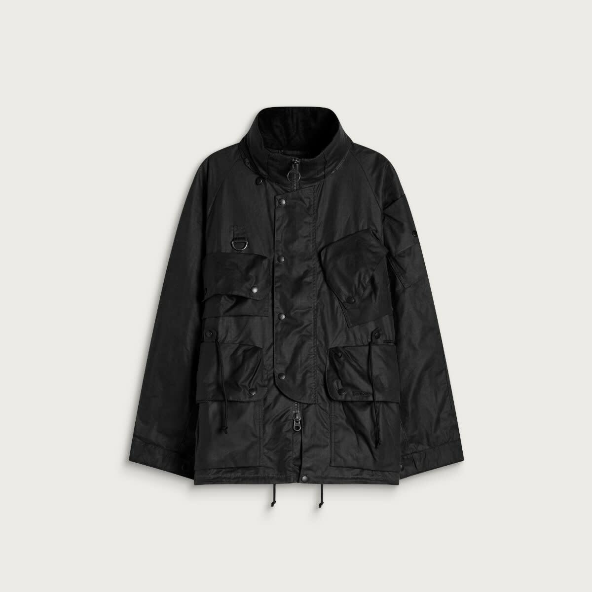 Barbour Men's x Norbit Ripstop Wax Jacket in Black