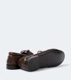 Saint Laurent Le Loafer Bateau leather boat shoes