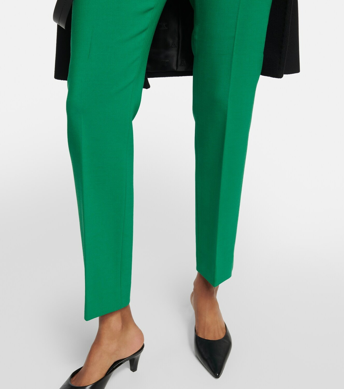 Max Mara Fuoco cropped wool-blend pants Max Mara