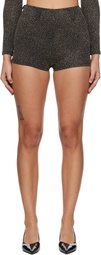 Beaufille Black & Gold Nikos Shorts
