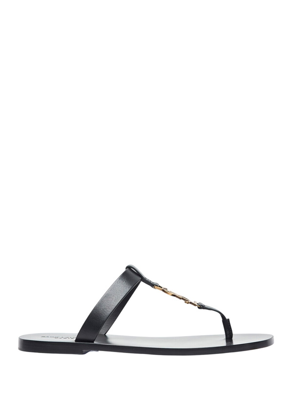 Photo: Saint Laurent Cassandre Leather Slides