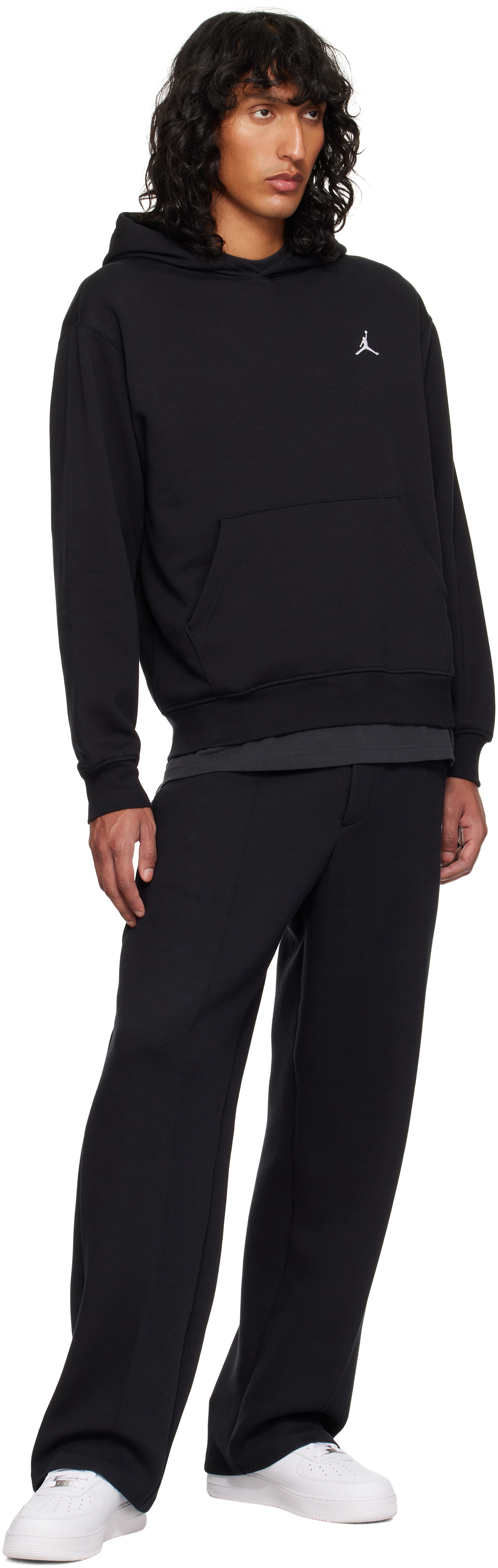 Nike Jordan Black Jordan Brooklyn Fleece Hoodie