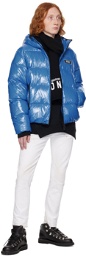 Dsquared2 Blue Quilted Down Jacket