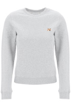 MAISON KITSUNE fox head regular fit sweatshirt Grey