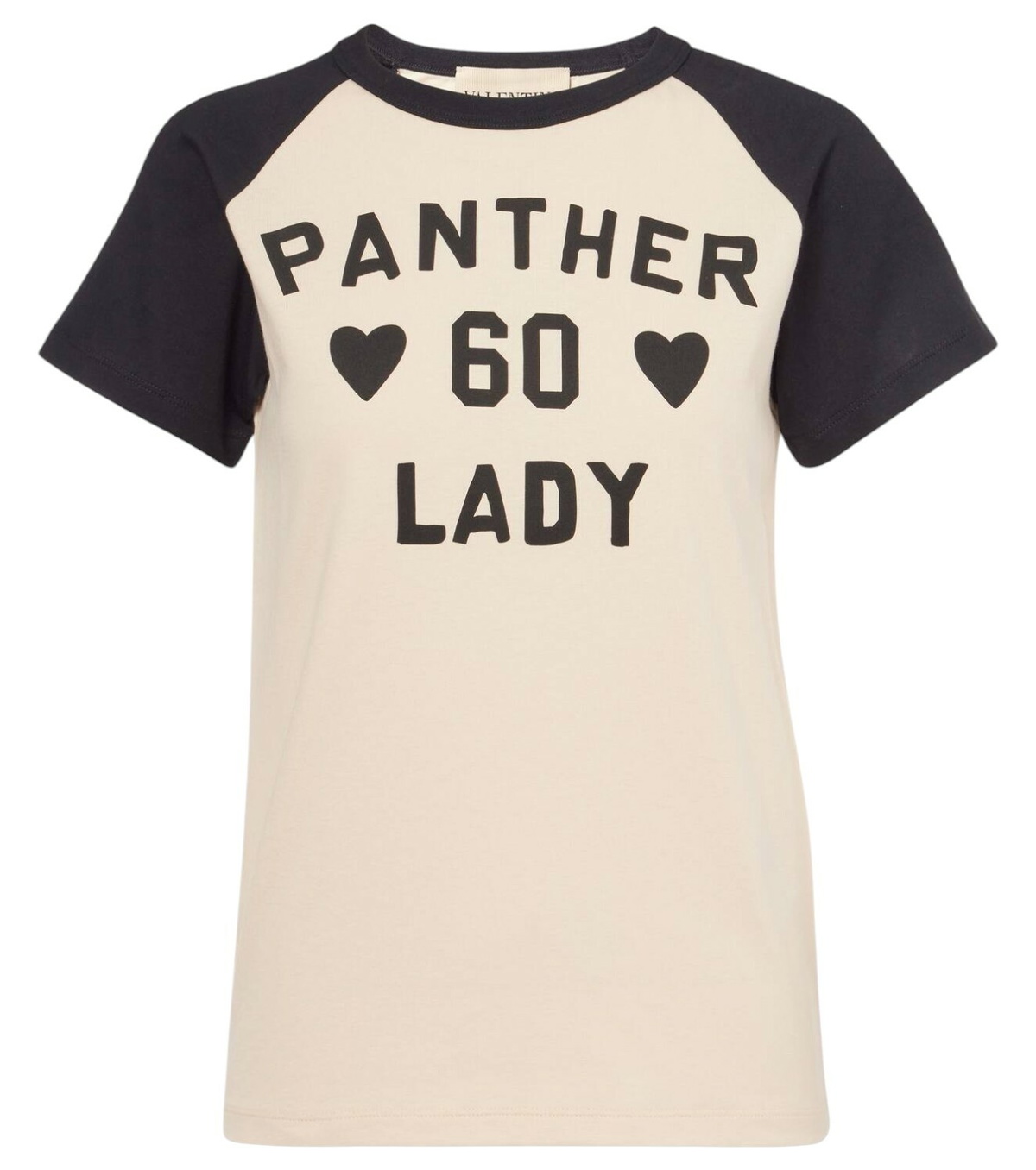 Tシャツ・カットソー Valentino Garavani T-Shirt In Cotone Stampa Panther Lady Valentino garavani Valentino garavani 'panther lady' t-shirt