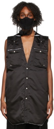 Rick Owens Black Outershirt Liner Vest