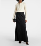 Plan C Wool and cashmere polo sweater