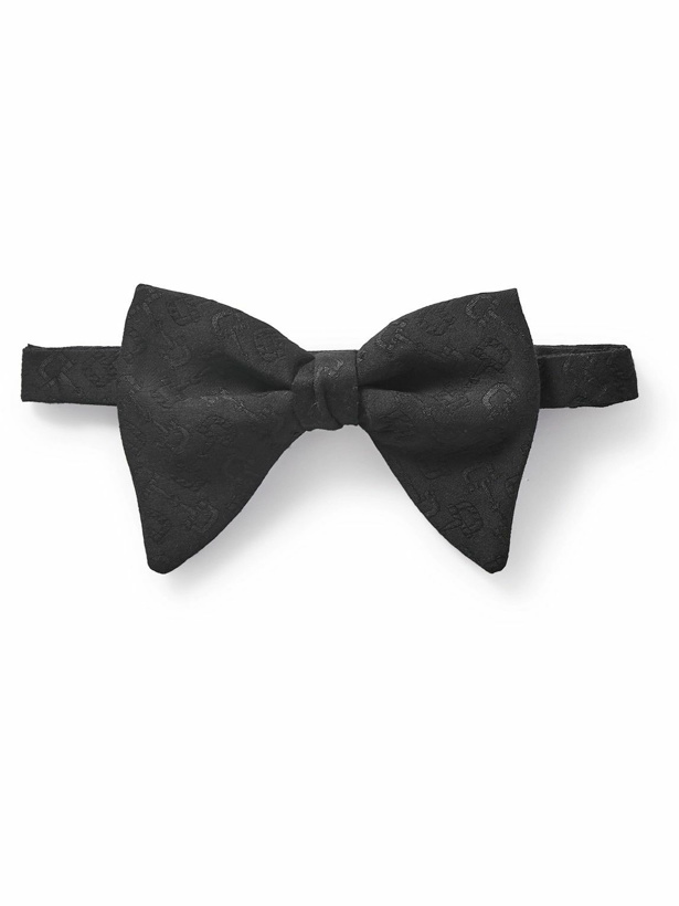 Photo: GUCCI - Pre-Tied Wool and Silk-Blend Jacquard Bow Tie