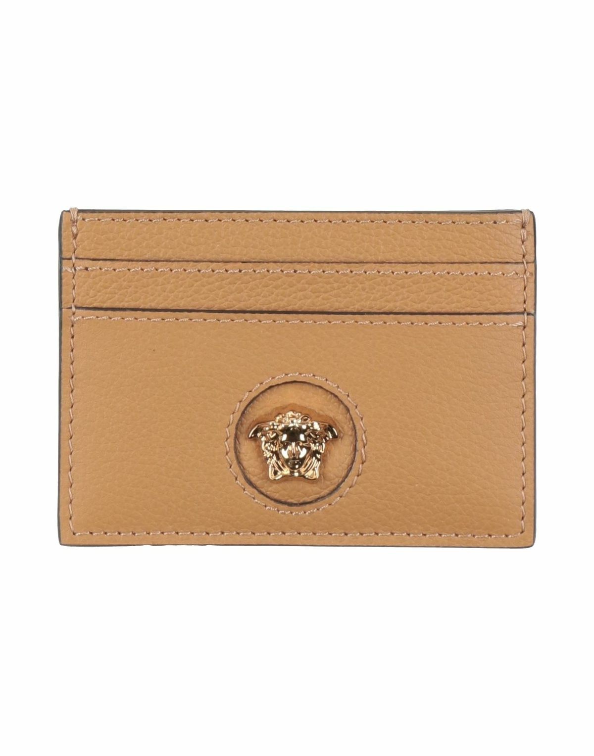 Versace Womens Cardholder Camel
