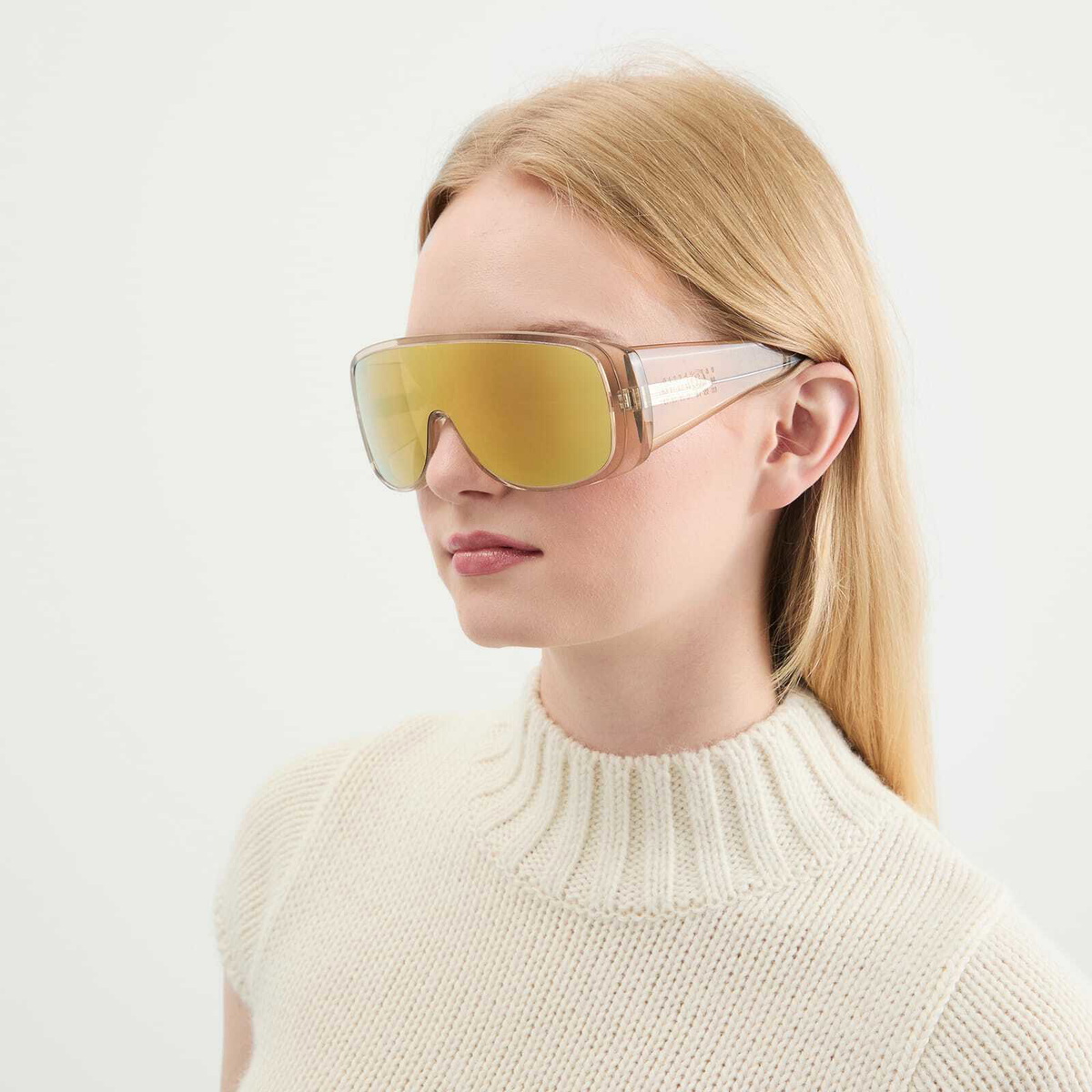 Retrosuperfuture x MM6 Mask Sunglasses in Copper 