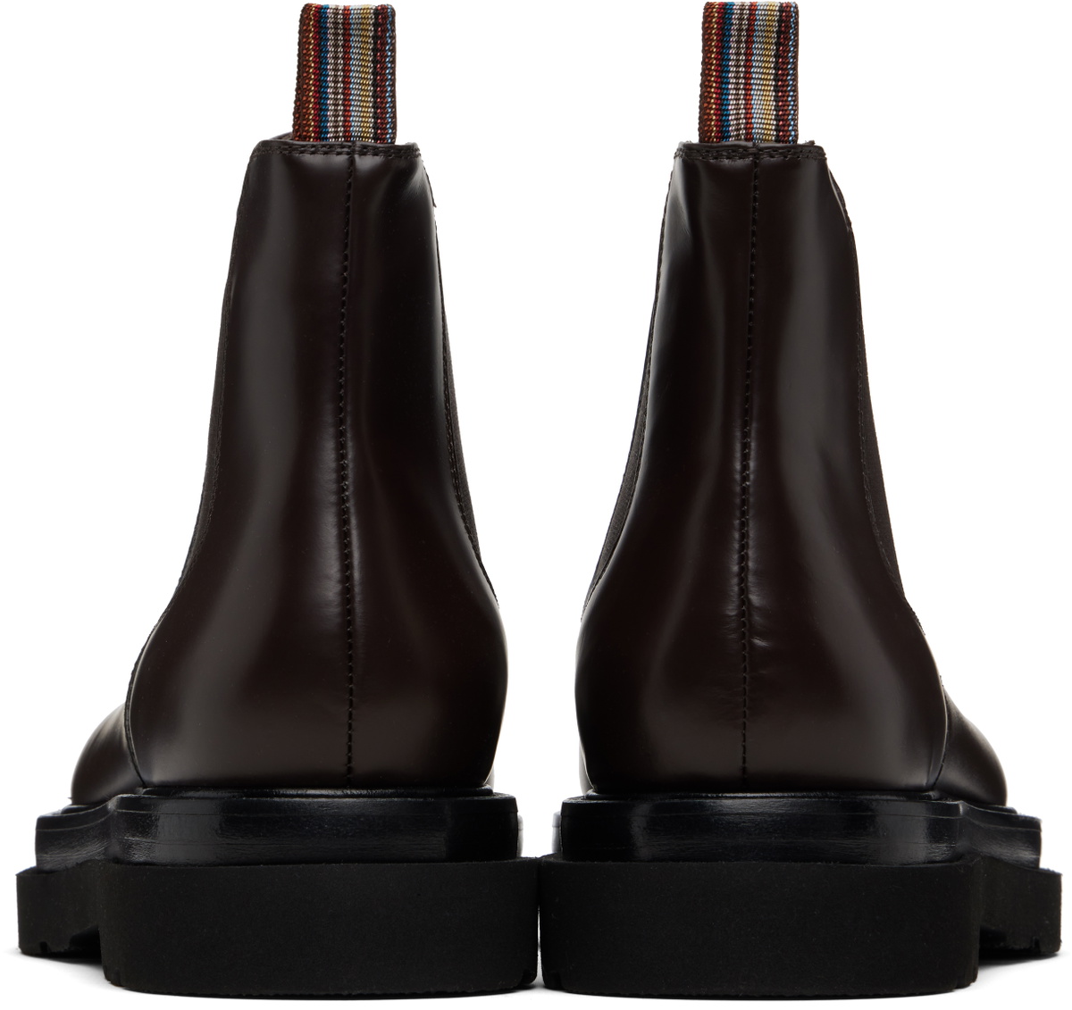 Paul Smith Brown Leather Beard Chelsea Boots
