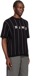 Dime Black Striped T-Shirt