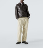Bottega Veneta Intrecciato leather jacket