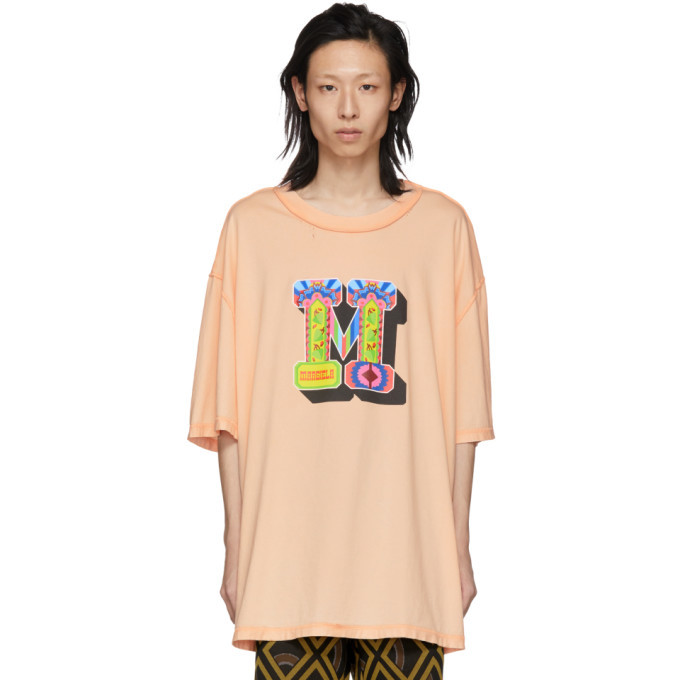 Photo: Maison Margiela Pink M Logo T-Shirt