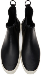 Stutterheim Black Novesta Edition Rainwalker Chelsea Boots