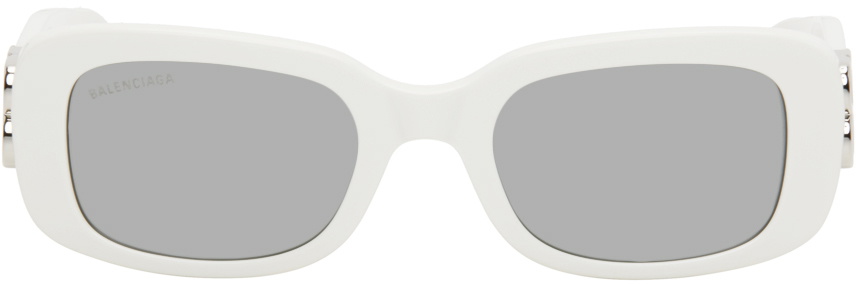 Balenciaga White Everyday Flash Sunglasses Balenciaga