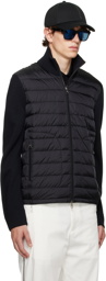 Moncler Black Quilted Down Jacket