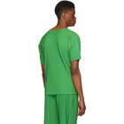 Homme Plisse Issey Miyake Green Pleated T-Shirt