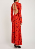 Faithfull The Brand Mesa Floral-print Maxi Dress Red