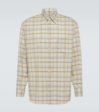 Auralee Checked wool shirt