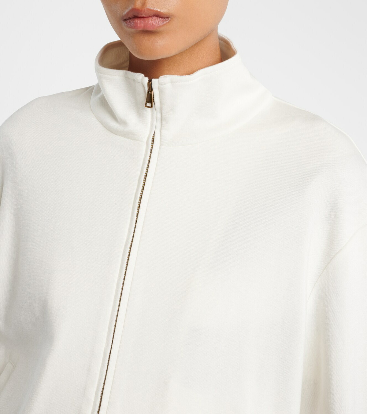 Max Mara Cotton and silk-blend sweatshirt