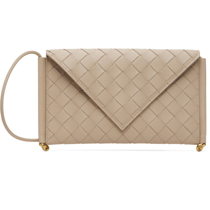 Photo: Bottega Veneta Beige Solstice Phone Pouch