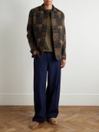 Sid Mashburn - Checked Wool-Flannel Overshirt - Brown