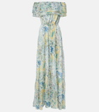 Etro Paisley silk chiffon maxi dress