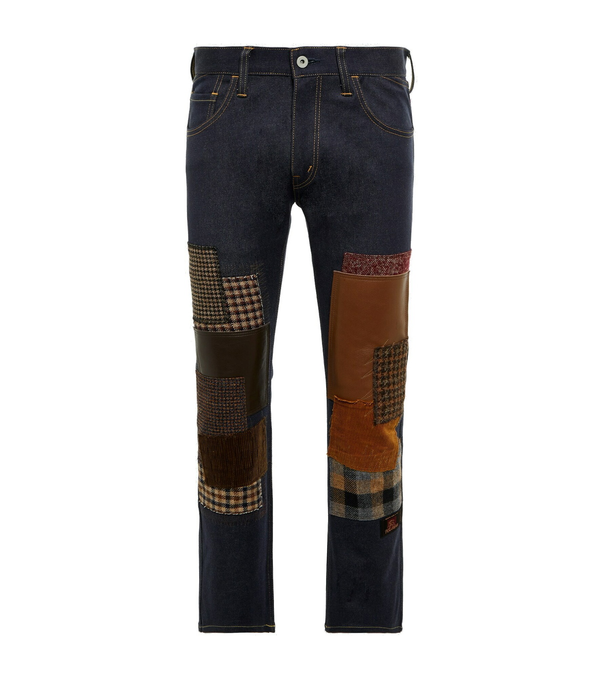Junya Patchwork Junya Watanabe - Patchwork slim jeans Junya Watanabe