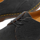 Dr. Martens Men's 1464 3-Eye Shoe - Made In England in Black Nubuck