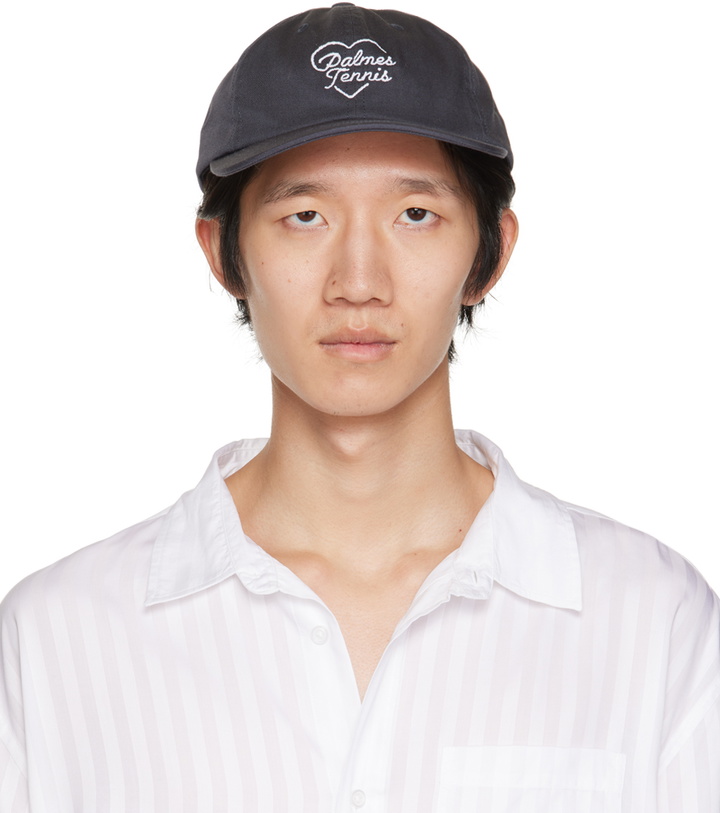 Palmes Mesh Bucket Hat Navy / Black - Size: XL