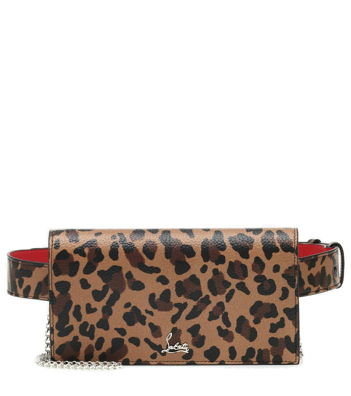 Photo: Christian Louboutin - Boudoir leopard-print leather belt bag