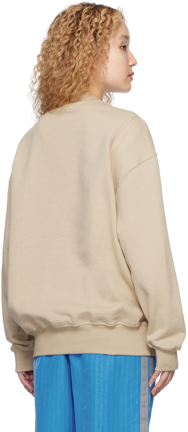 Song for the Mute SSENSE Exclusive Beige 'Blue 1999' Sweatshirt