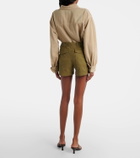 Nili Lotan Cotton twill shorts