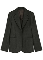 Wales Bonner Iris Wool-blend Blazer Grey
