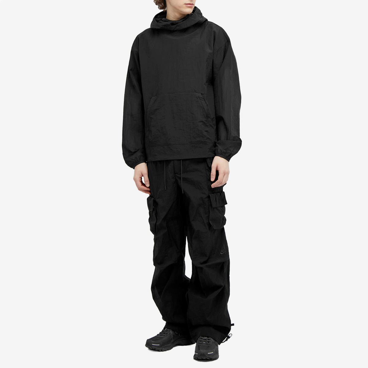 L'Appartement 【NIKE/ナイキ】 WOVEN HOODIEジャケ Nike Tech Woven full zip hoodie in black | ASOS