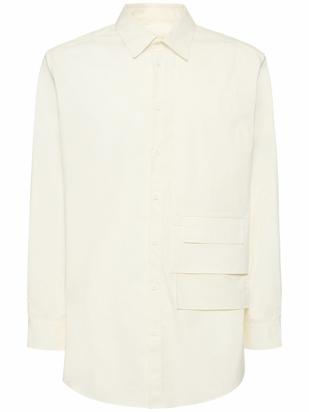 Photo: Y-3 Cotton Blend Shirt with pockets