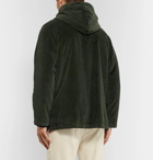 Massimo Alba - Cotton-Velvet Hooded Coat - Green