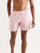 Hartford - Slim-Fit Mid-Length Swim Shorts - Pink