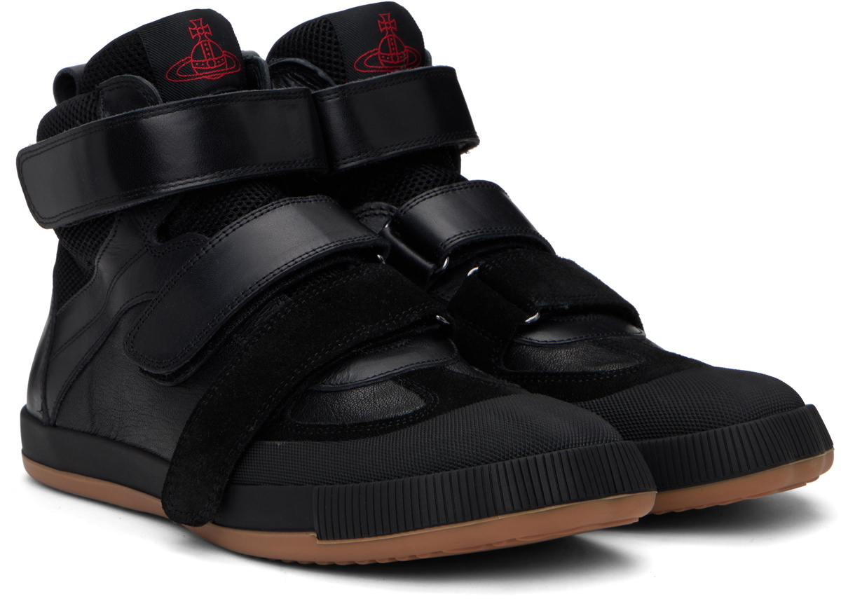Vivienne Westwood Black Animal Basketball Sneakers Vivienne