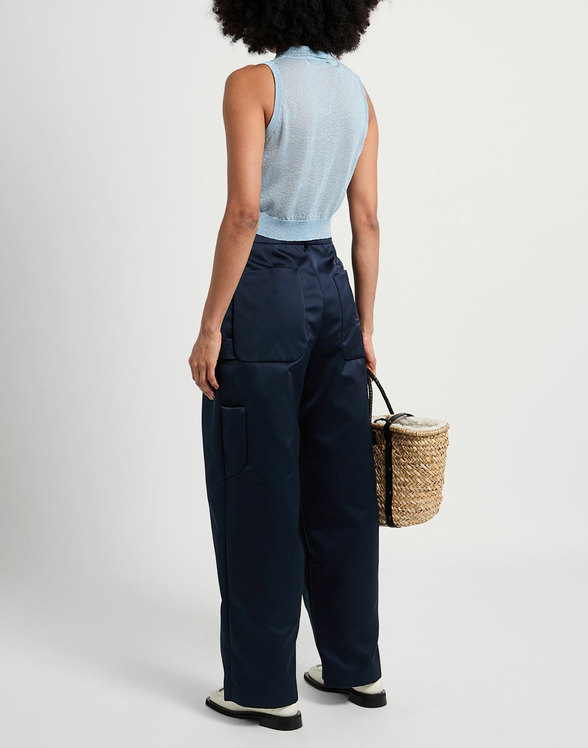 Jucca Womens Top Light in Blue