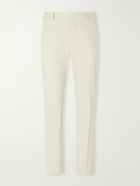 Brioni - Straight-Leg Stretch-Cotton Gabardine Trousers - Neutrals