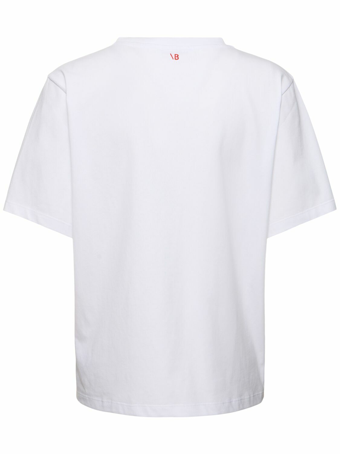 VICTORIA BECKHAM Logo Organic Cotton Jersey T-shirt Victoria
