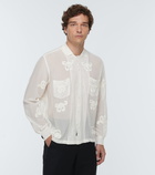 Bode - Savoy Ribbon cotton shirt