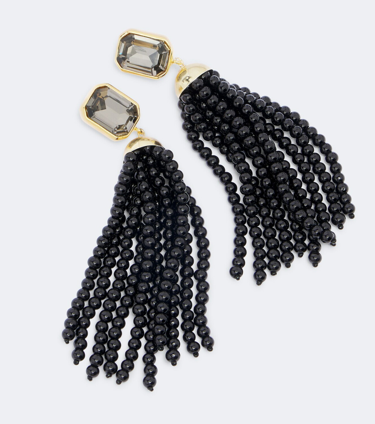 Jennifer Behr Ellison 18kt gold-plated drop earrings