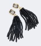 Jennifer Behr Ellison 18kt gold-plated drop earrings