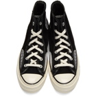 Converse Black and Grey Suede Chuck High Sneakers